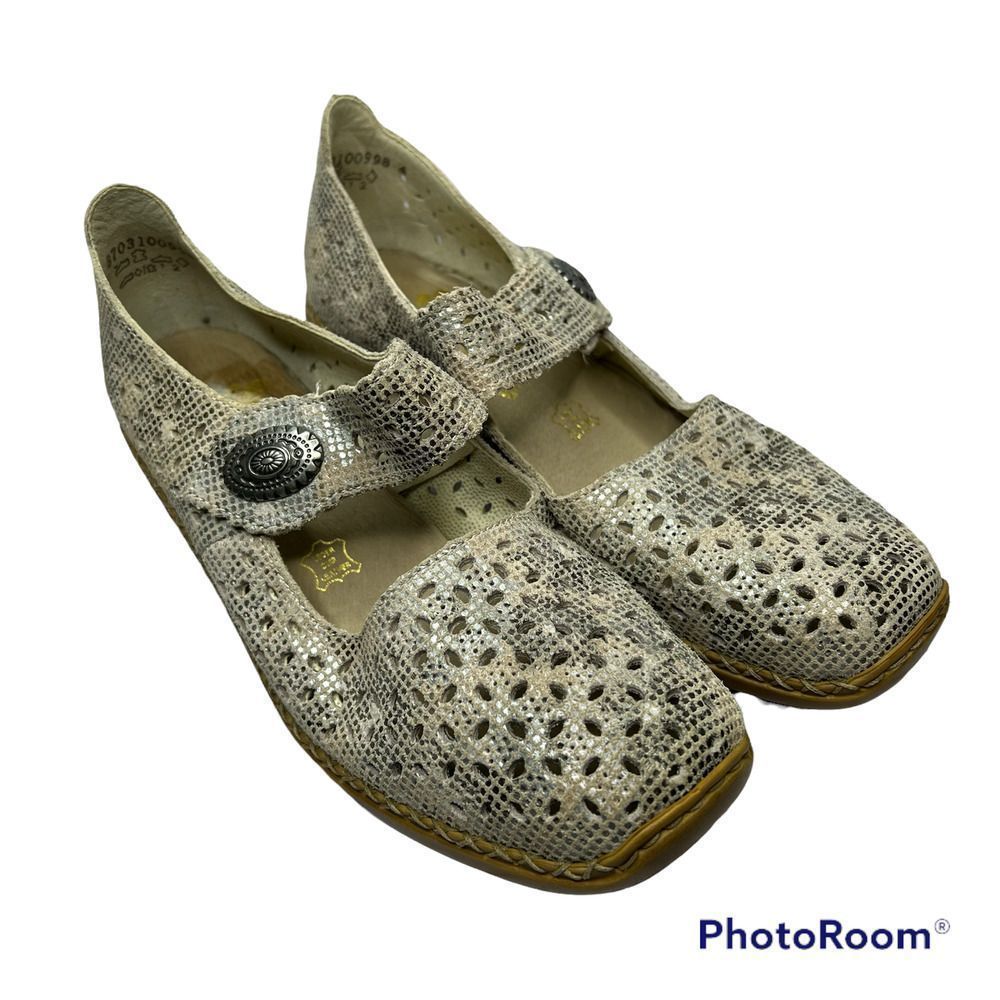 Rieker Doris 66 Antistress Mary Jane Shoes size 37